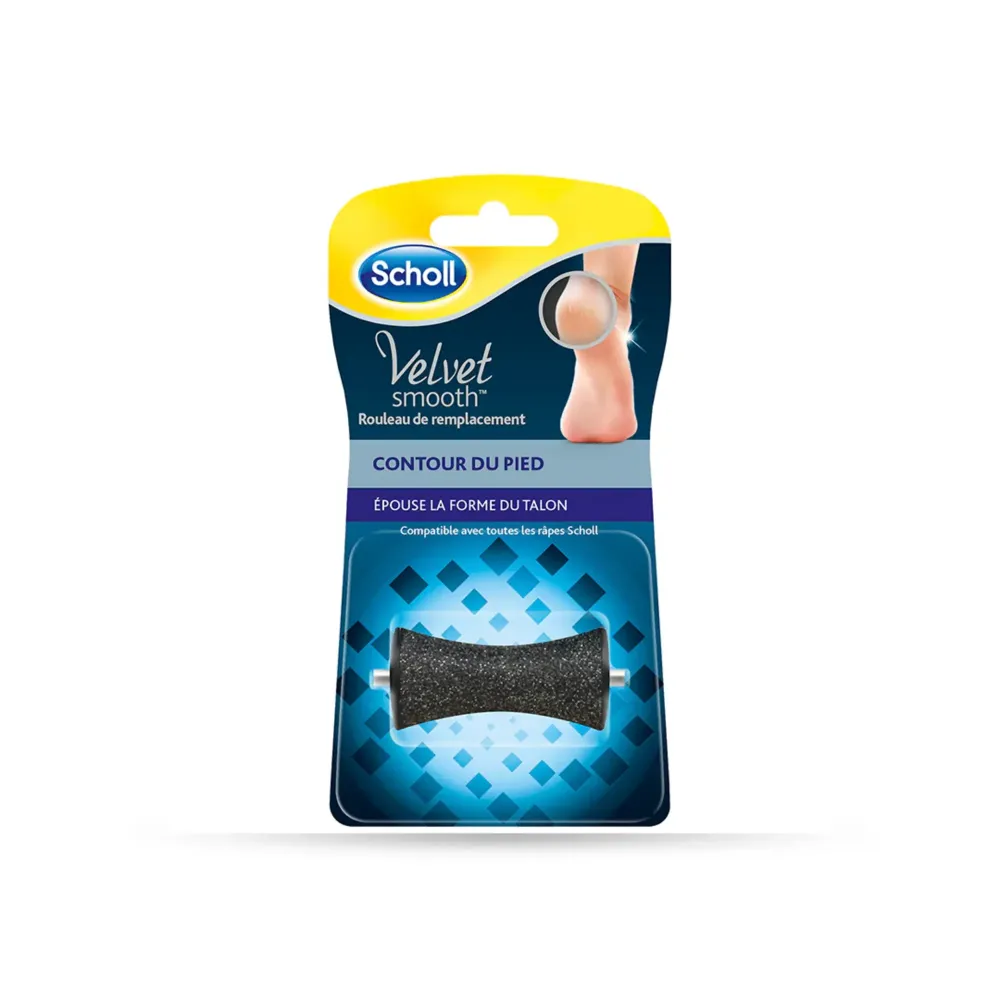 Contour Roller Refill - Elektrisk Pedicure Rasp - Velvet Glat - Scholl