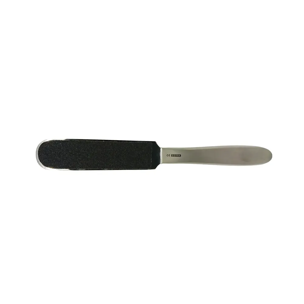Dobbeltsidet rivejern - Håndtag i rustfrit stål - 21,5 cm