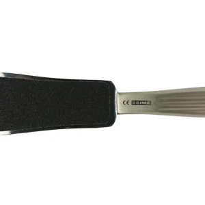 Dobbeltsidet rivejern - Rustfrit stålhåndtag - 24cm