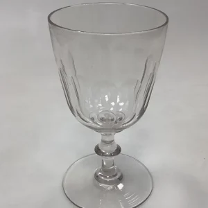 Holmegaard Christian VIII Rødvinsglas Gammelt med bred fod - 15,5 cm