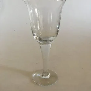 Hvid Klokke Rødvinsglas Holmegaard