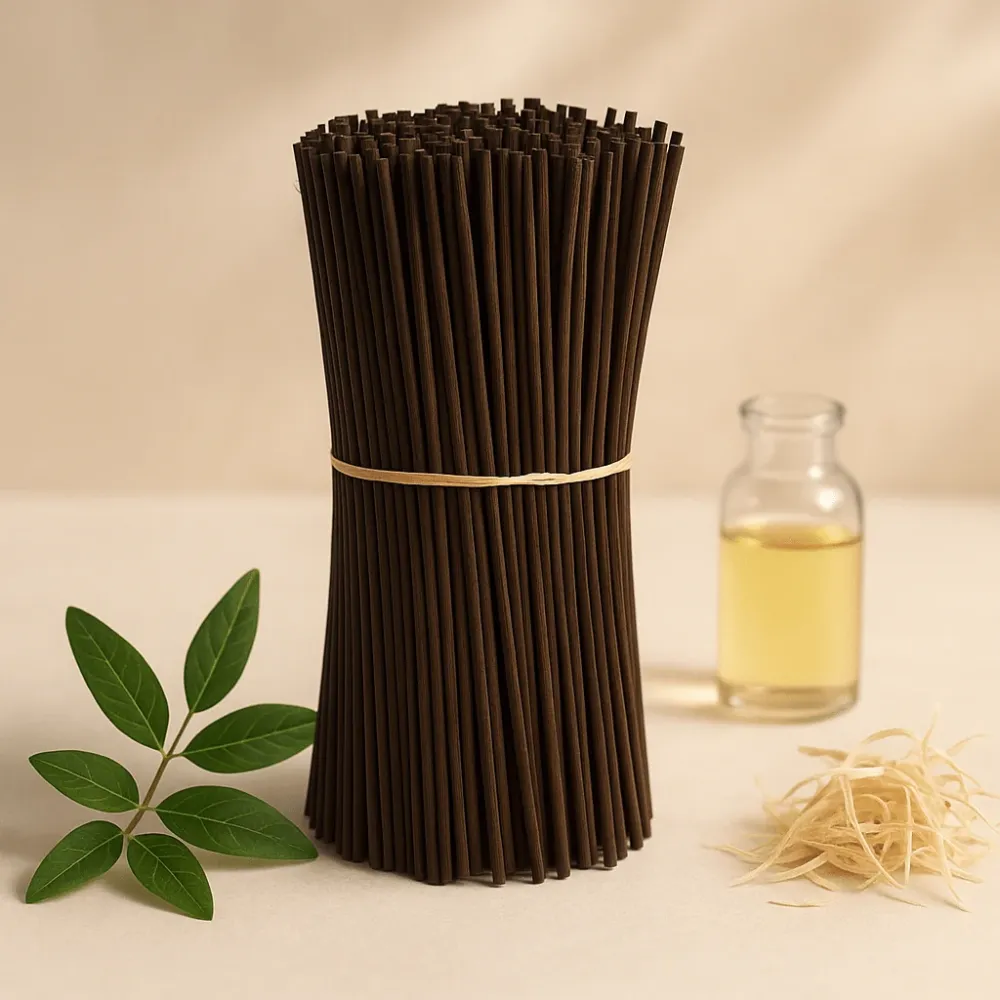Rør Diffuser Pinde Sort 25cm x 3mm 500g