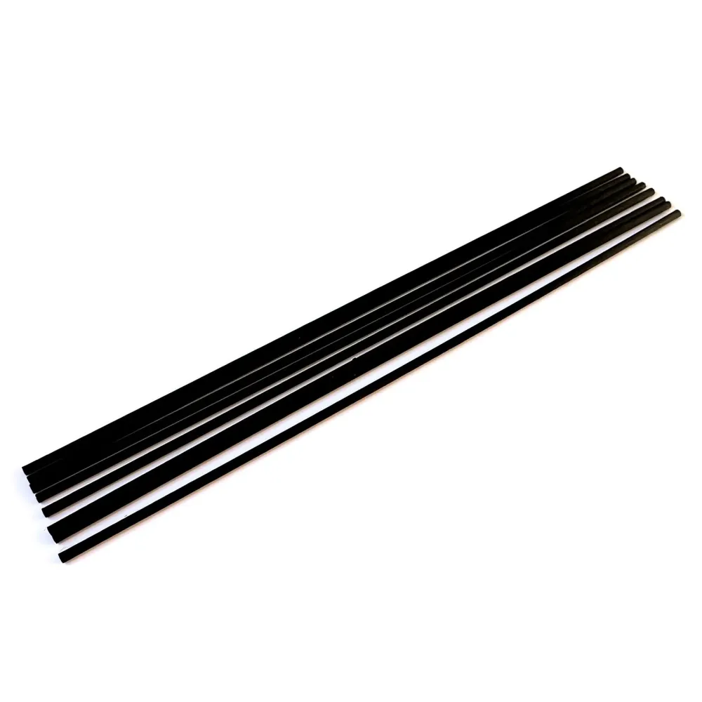 Rør Diffuser Pinde Sort Fiber 25cm, 250 Pakke