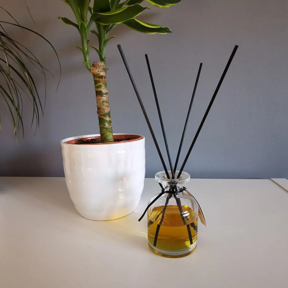 Rør Diffuser Pinde Sort Fiber 25cm, 250 Pakke