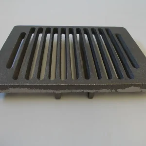 Ovn rist 20 x 26 cm med en dobbelt bro, pejs rustbrandsramme
