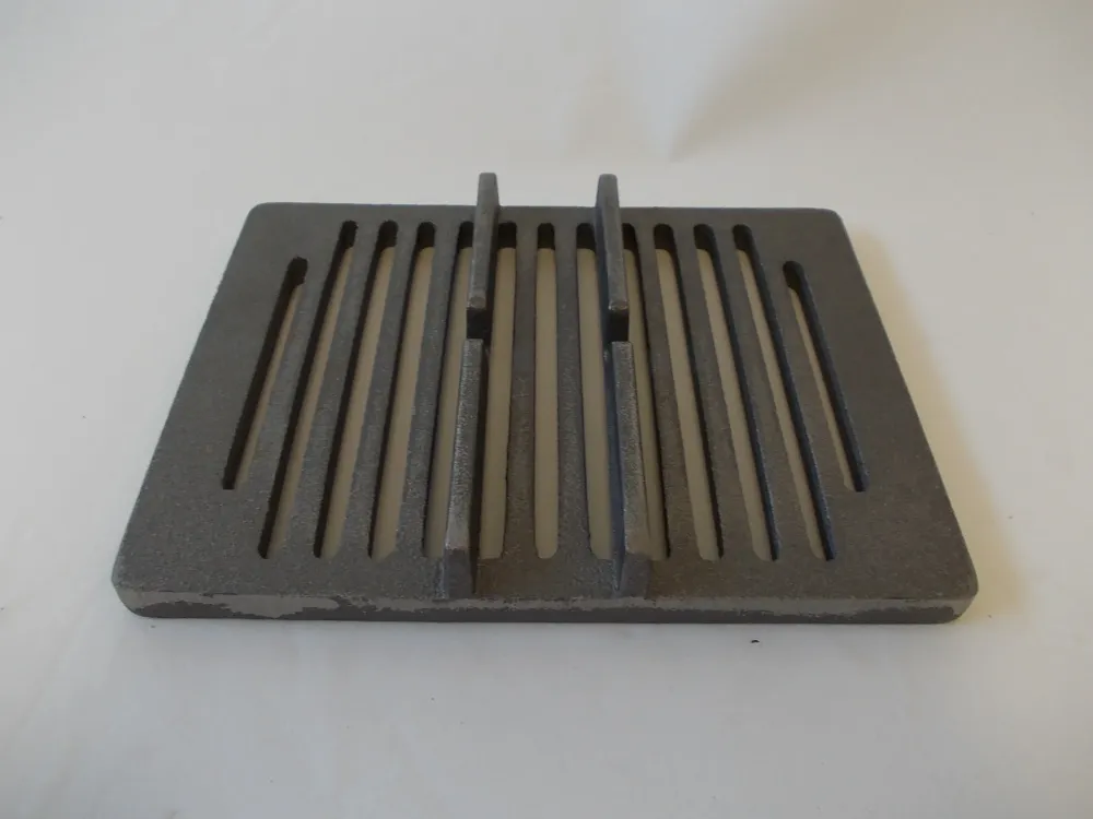 Ovn rist 20 x 26 cm med en dobbelt bro, pejs rustbrandsramme