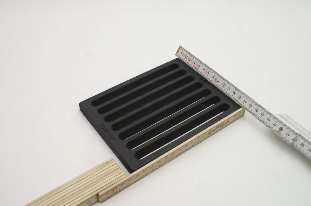 Ovn rist 14 x 17 cm pejs rust brand ramme