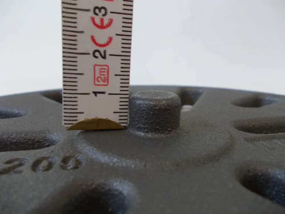 Rüttel rist omkring 17,5 cm ovn rust støbte rist ildrust