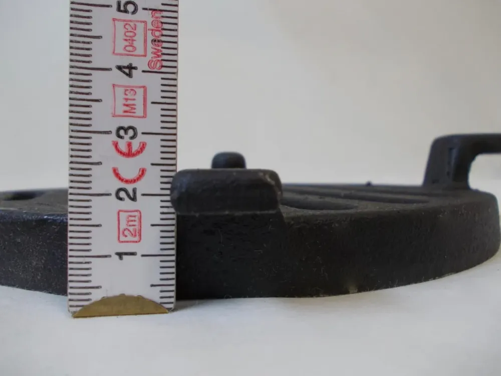 Rüttel rist omkring 18,5 cm ovn rust aske skorstenramme