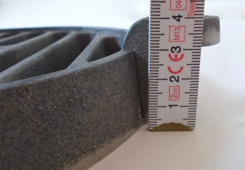 Rüttel rist omkring 20,5 cm ovn rust castrost