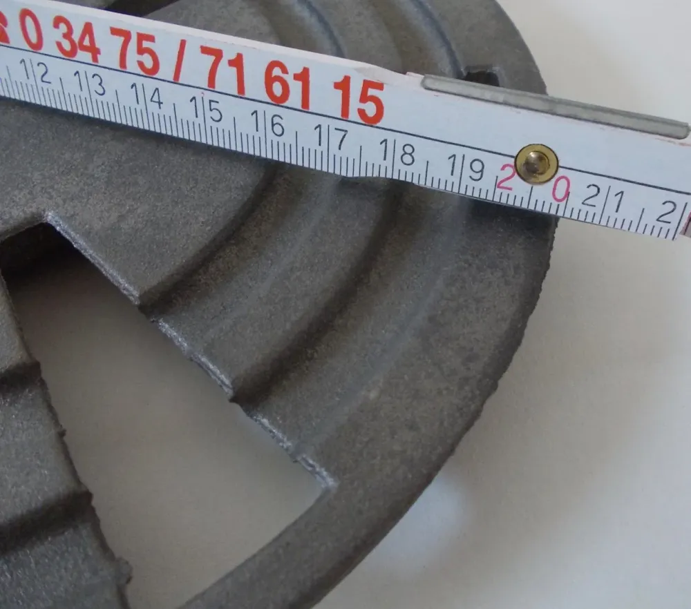 Rüttel rist omkring 20,5 cm støbt ruststen ramme