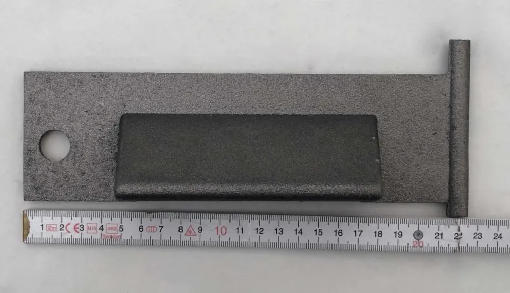 Stehrost 9x22,5 cm, indre dør til flisebelagt komfur ortrand opvarmningsindsats