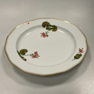 Royal Copenhagen Art Nouveau Stel No. 225 Pelargonoe Rundt Fad No. 2018