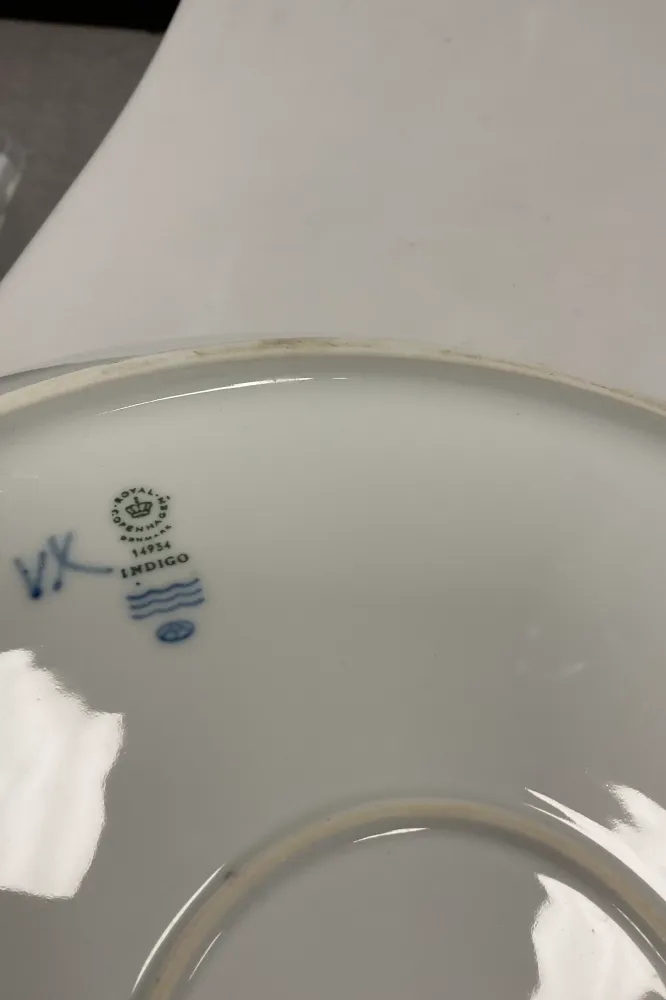 Royal Copenhagen Indigo Rundt Serveringsfad No 14934