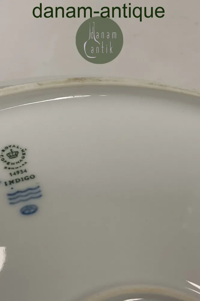 Royal Copenhagen Indigo Rundt Serveringsfad No 14934