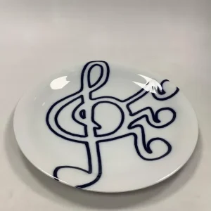 Royal Copenhagen Musica Stort Rundt Fad No 375