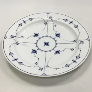 Royal Copenhagen Musselmalet Riflet Rundt Fad No 108