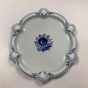 Royal Copenhagen/Aluminia Blå Tranquebar Fad med muslinger No 3044/1048