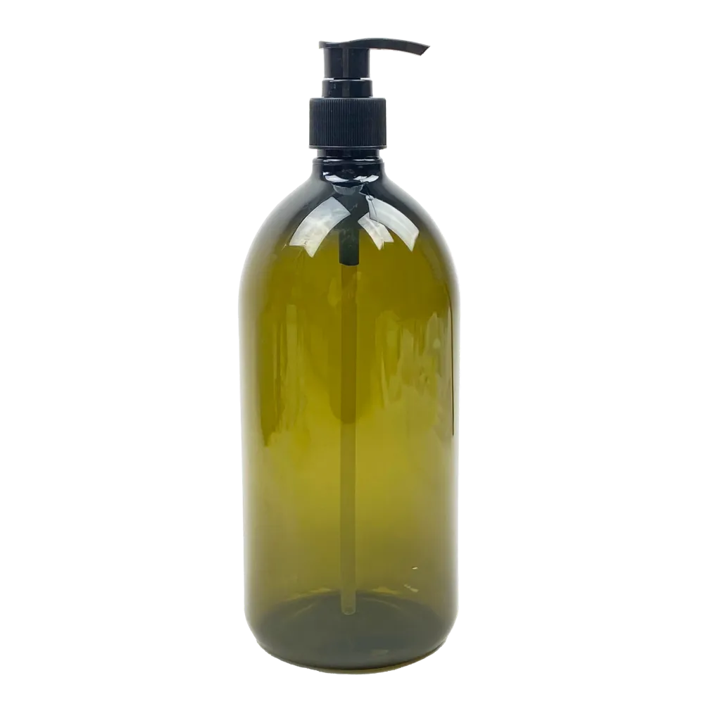 ALBA Plastdispenser, Grøn m. Sort Pumpe, 1000ml