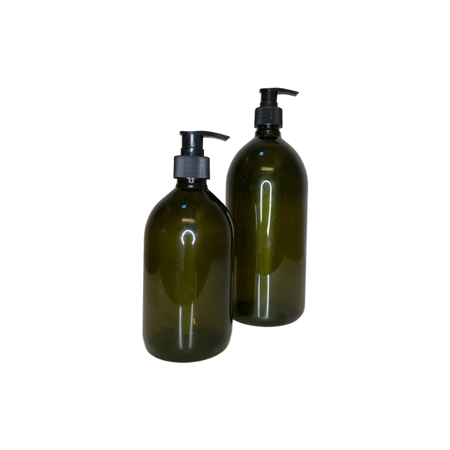 ALBA Plastdispenser, Grøn m. Sort Pumpe, 1000ml