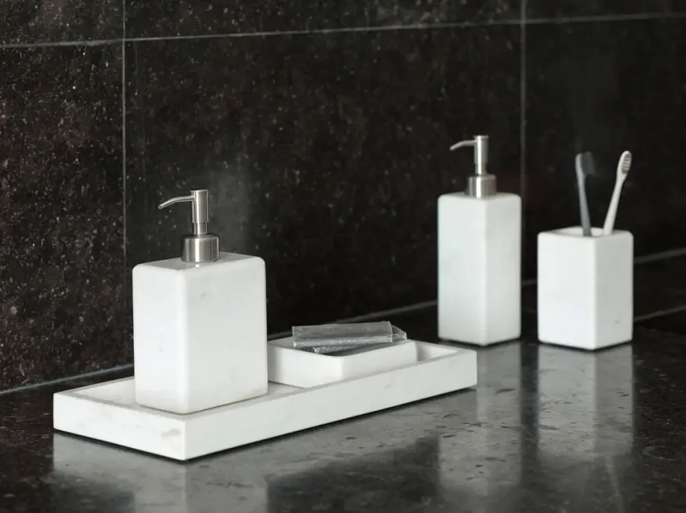 Hammam sæbedispenser small - Hvid