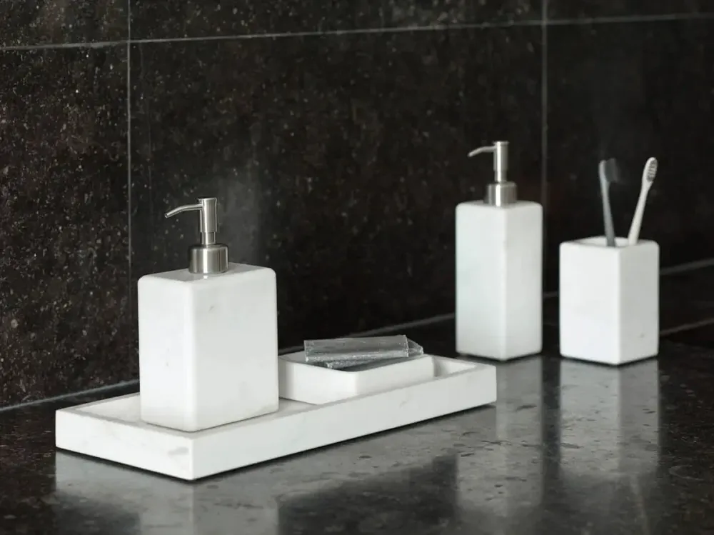 Hammam sæbedispenser small - Hvid