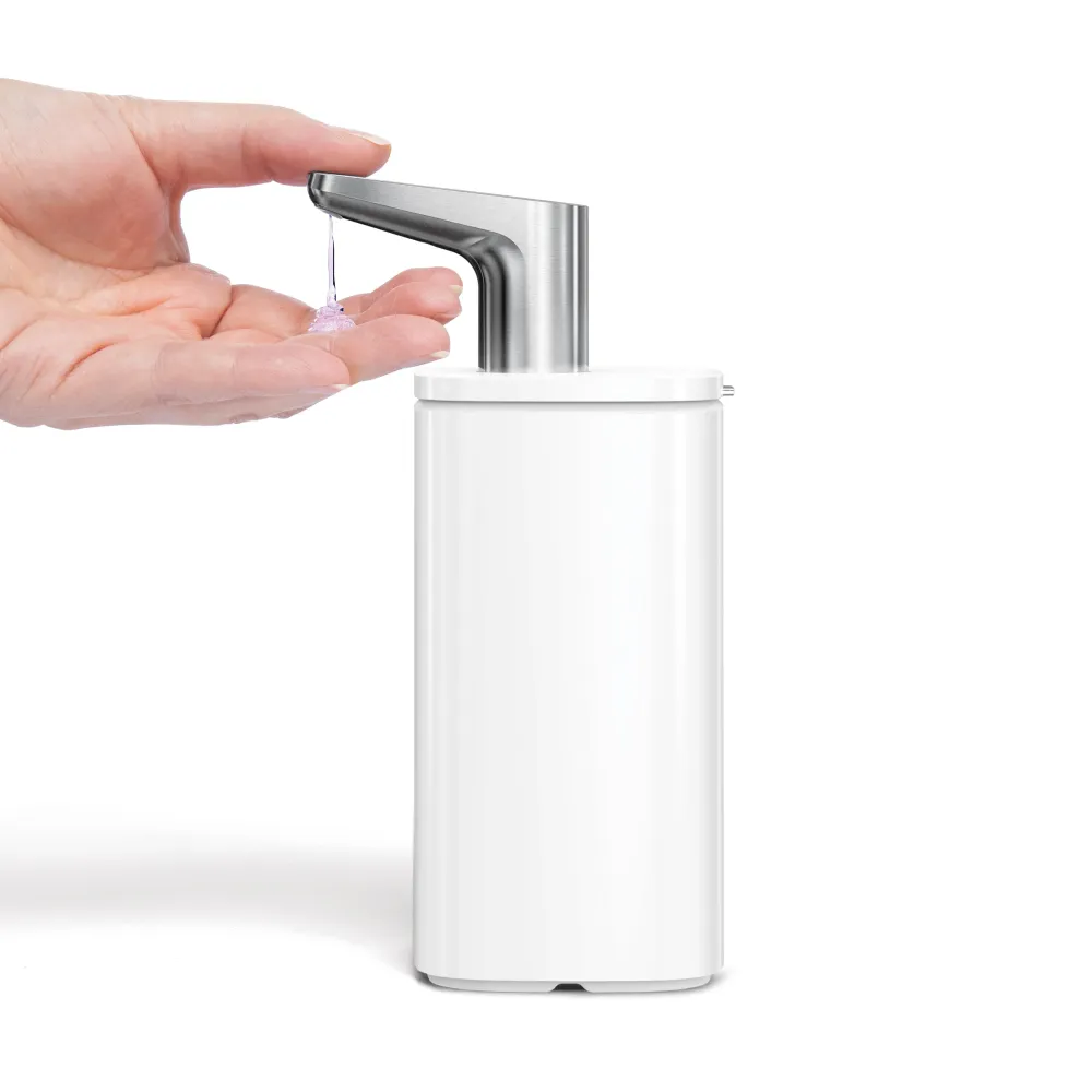 Hvid sæbedispenser