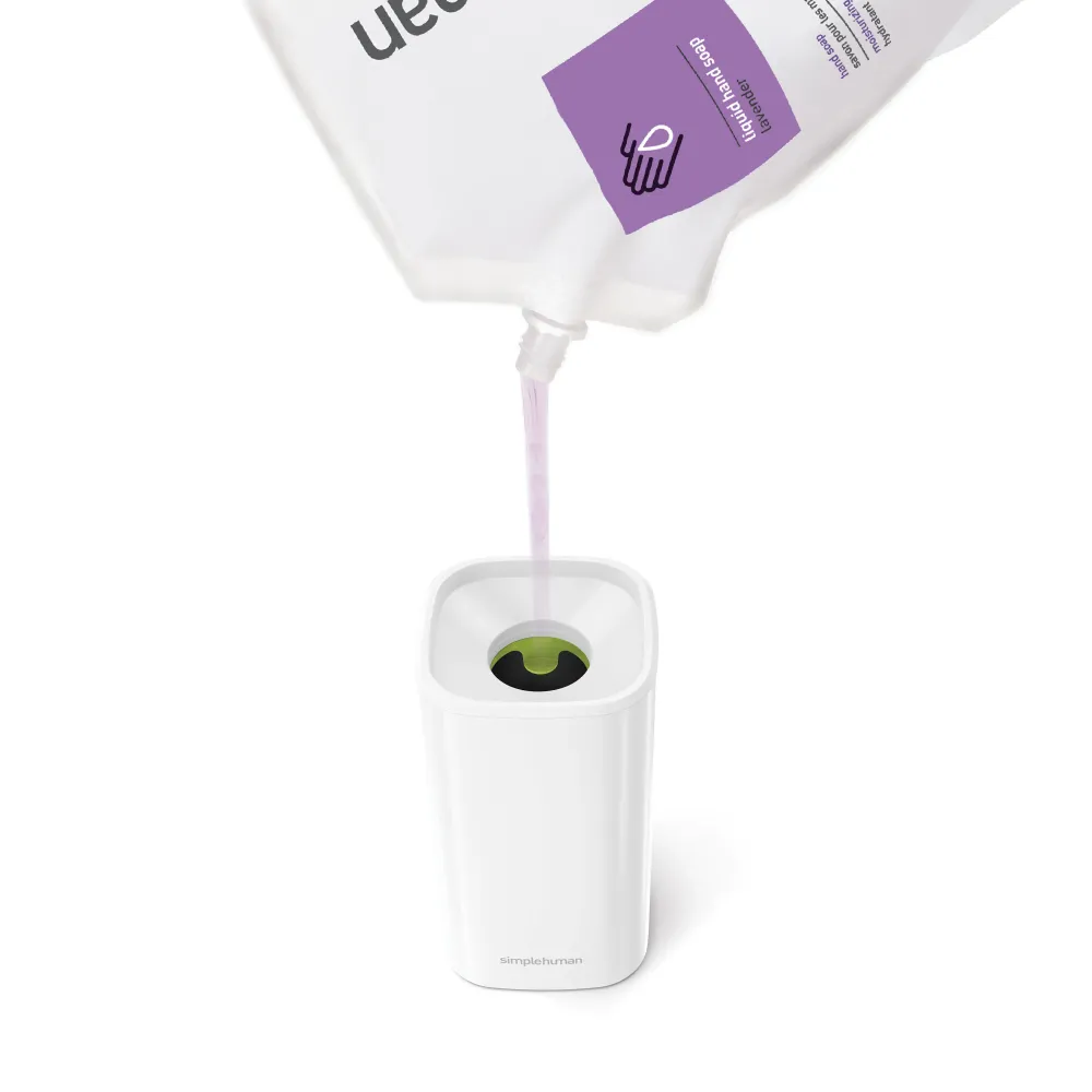 Hvid sæbedispenser