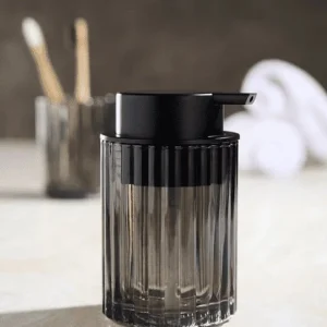 Sæbedispenser - Røgfarvet glas
