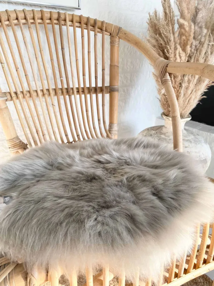 Sædeskind Ø37cm Beige
