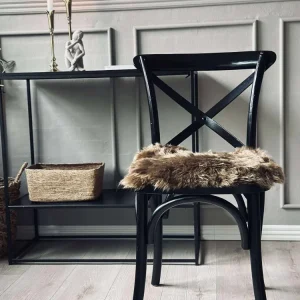 Sædeskind lammeskind - 40x40 Brown