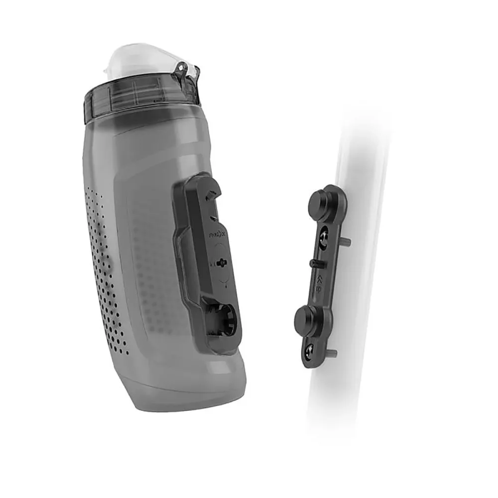 Flaske- og flaskeholdersæt FIDLOCK TWIST BIKE BASE 590 ml røget
