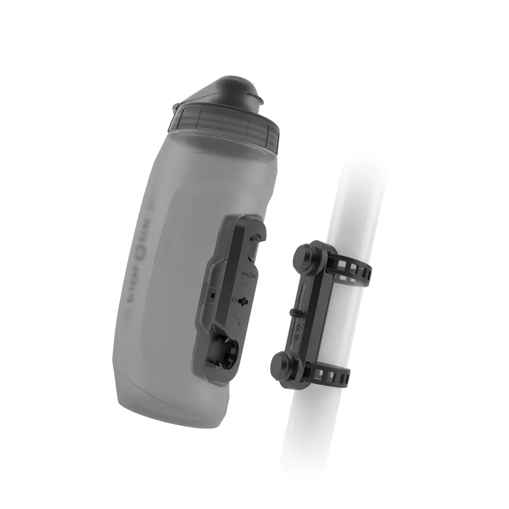 Sæt med flaske og flaskeholder FIDLOCK TWIST UNI BASE 590 ml røget