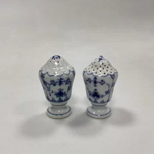 Royal Copenhagen Musselmalet Riflet Salt- og Pebersæt No. 467/480