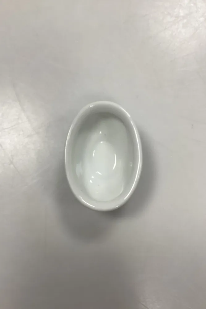 Royal Copenhagen Musselmalet Riflet Ovalt Saltkar No. 196