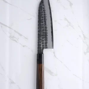 Mutsumi Hinoura Ajikataya Shirogami #2 - 180 mm Santoku