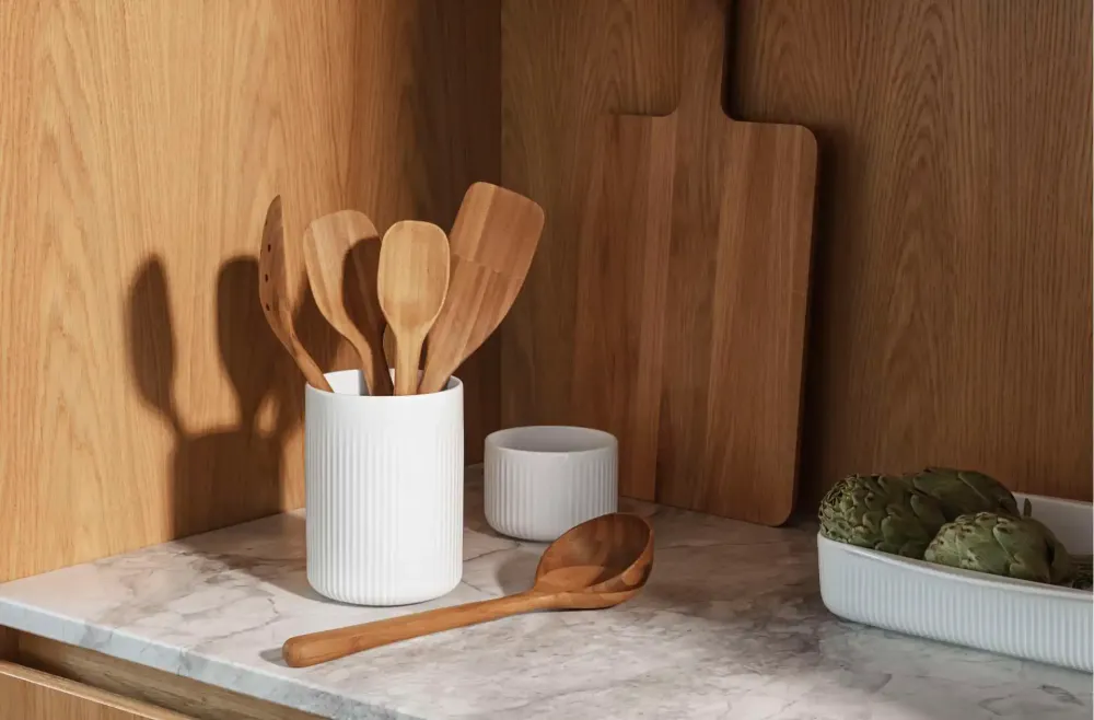 Gryde Eva Solo - Nordic Kitchen serveringsske rummelig bambus