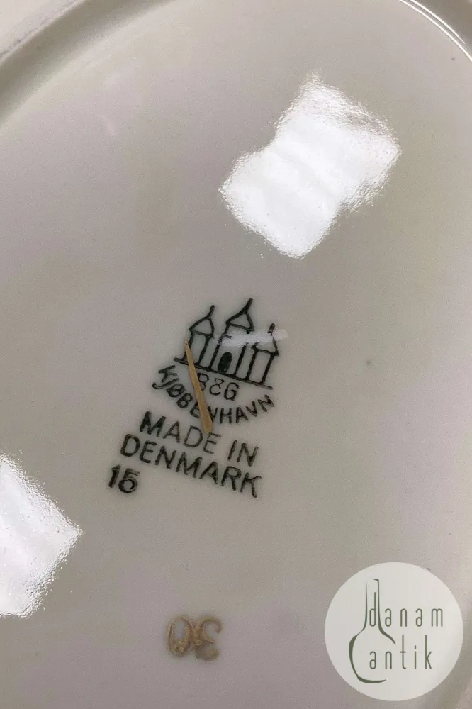 Bing og Grøndahl Aakjær Ovalt Stegefad No. 15