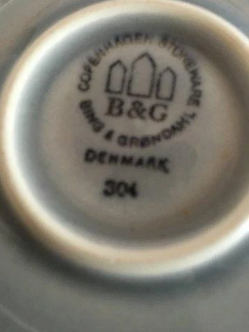 Bing & Grøndahl Mexico Stentøjs Serveringsfad, Rund No 304