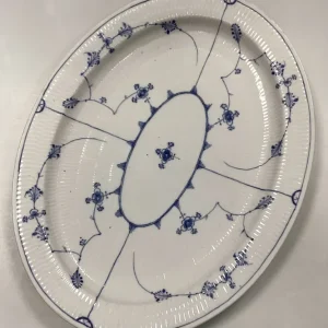 Royal Copenhagen Musselmalet Riflet Antik Fad