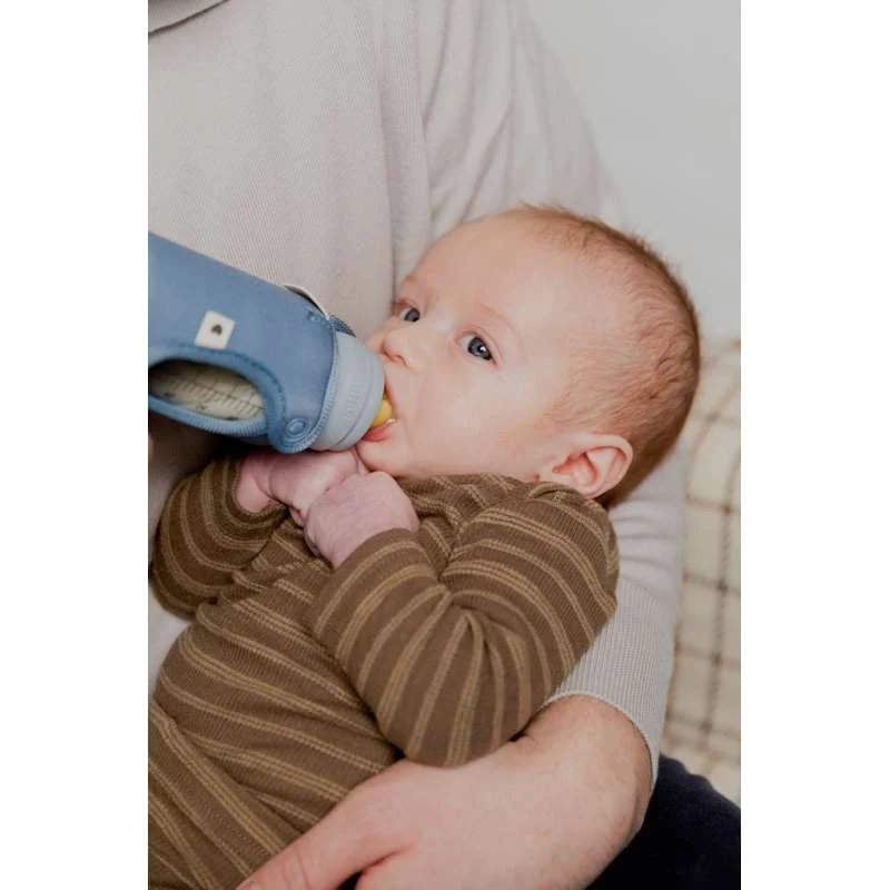 BIBS Bottle - Sleeve til Sutteflaske - Generous - 225 ml. - Petrol