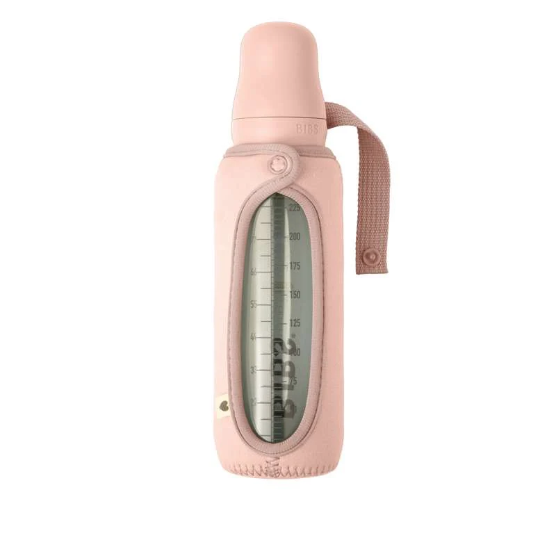 BIBS Bottle - Sleeve til Sutteflaske - Large - 225 ml. - Blush