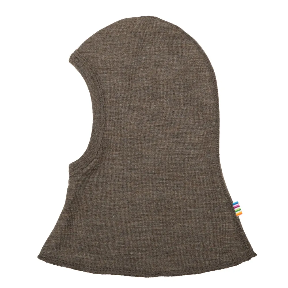 Joha Dobbeltlags Elefanthue, Uld/Silke - Chestnut 37cm