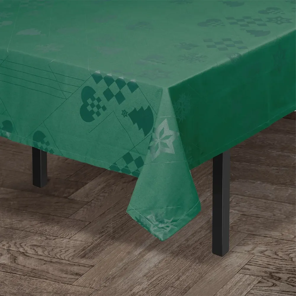 Juna Damask Dug Natale 150x320 cm grøn