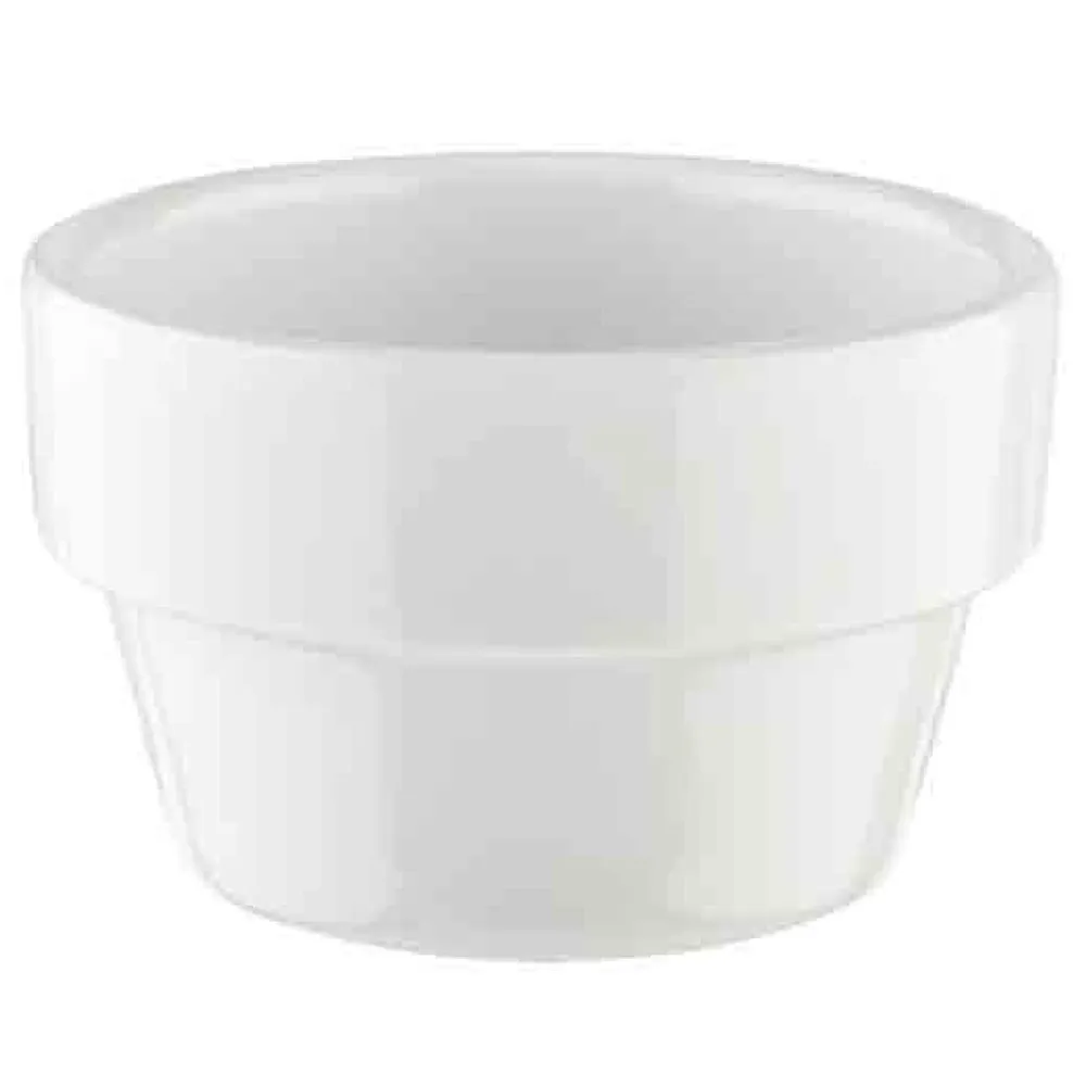(60 stk.) Dypeskåle - FLOWER POT - Melamin - 40 ml - Ø 60mm - Alabast