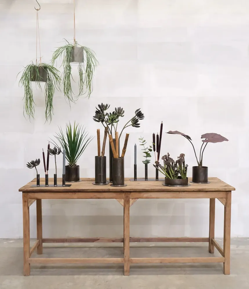 Trademark Living Sikasso jernpotte med læderstrop