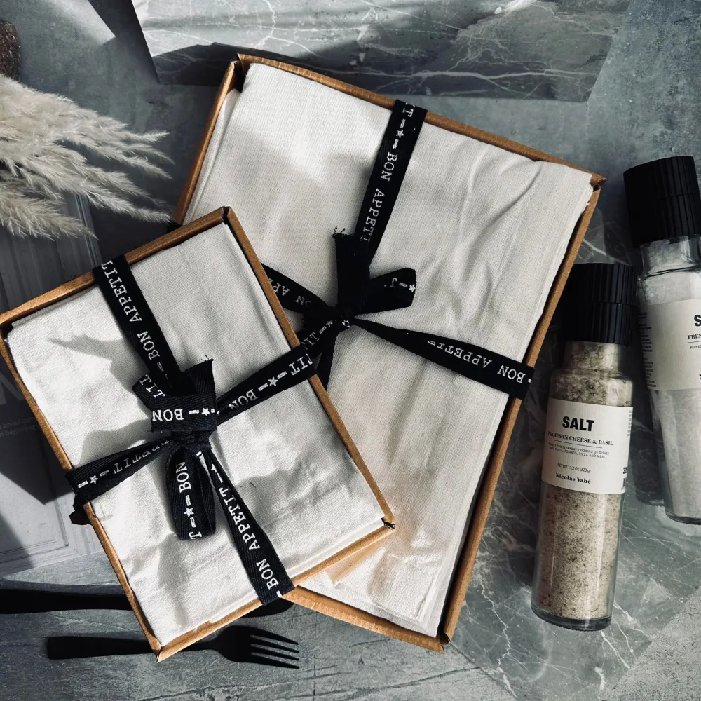 Mundserviet 4 stk – Off white