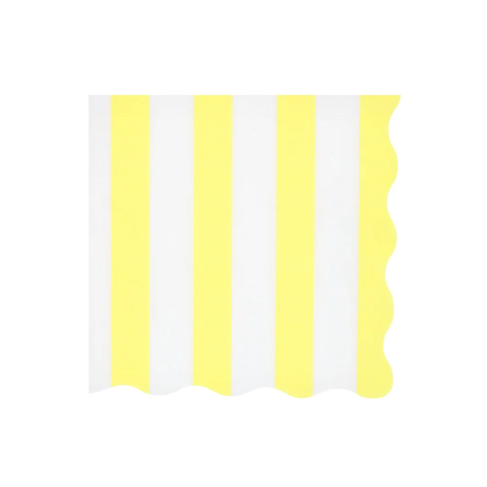 Meri Meri servietter, Beach Striped str. L - 16. stk.