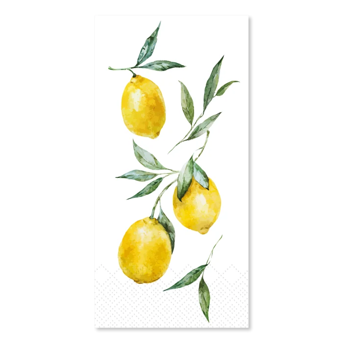Serviet med citron motiv - Chic Antique
