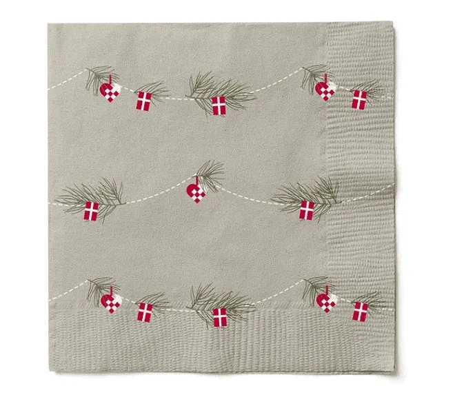 Servietter 20 stk – Beige Nostalgi